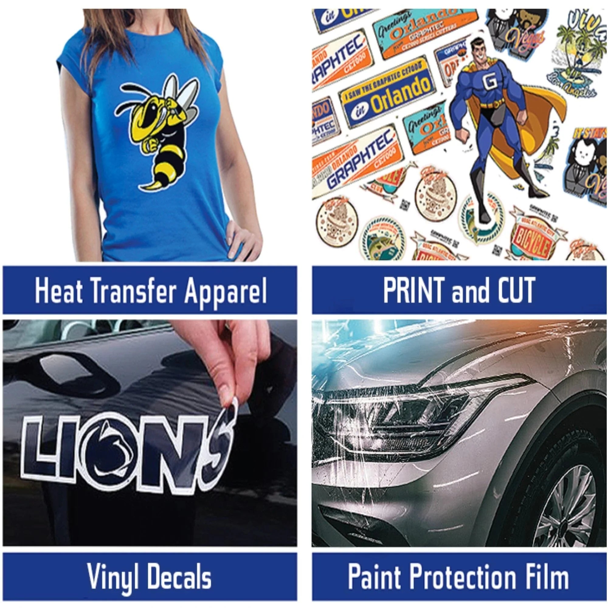 Absolute Toner $55/Month NEW GRAPHTEC CE8000-60 24" Cutting Plotter Cutter for Vinyl/Paper 300GSM Cut Door hangers, Gift Boxes, Labels, Stickers and Decals. Vinyl Cutters