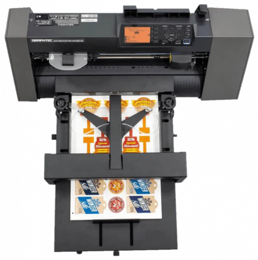Absolute Toner $149/month - DIY Door Hanger Cutting Machine - Die Cutter with AUTO FEEDING and Creasing Box making, Labels and Stickers die-cutting Paper Cutters