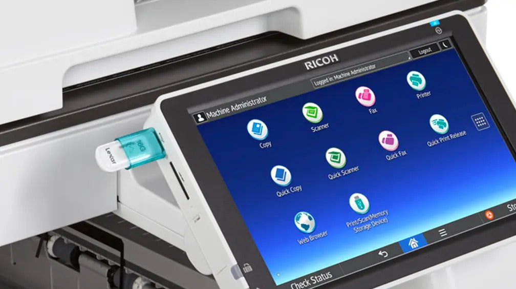 Absolute Toner $27/ month Ricoh MP 2555 – Black & White Multifunction Printer | 25 ppm | Low-Cost, High-Efficiency Office Workhorse Ricoh Printer