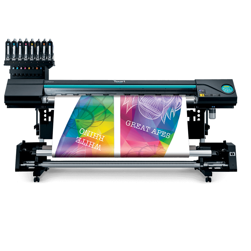 $1990/Month Roland Texart RT-640 / RT640 64-Inch Dye-Sublimation Transfer Printer - DIRECT TO TEXTILE PRINTER With Automatic Sleep Feature