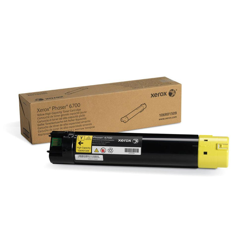 Absolute Toner 106R01509 Yellow High Capacity Toner Cartridge, Phaser 6700 Original Xerox Cartridges