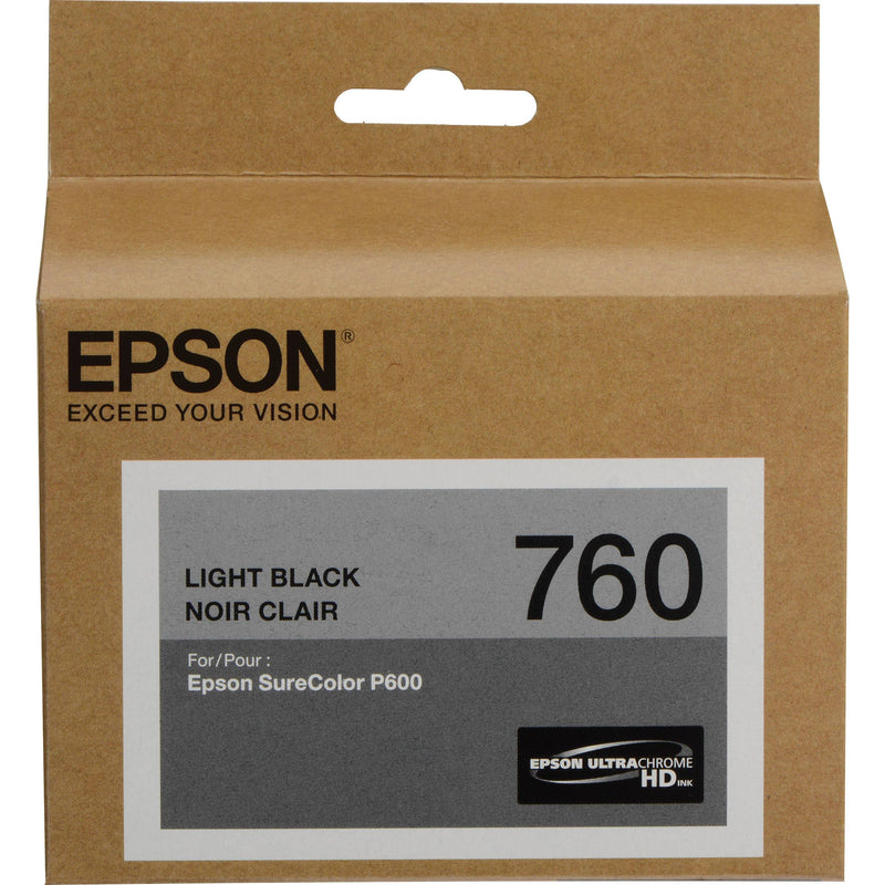 Absolute Toner T760720 EPSON ULTRACHROME HD LIGHT BLACK INK 26ML, SURECOLOR Epson Ink Cartridges
