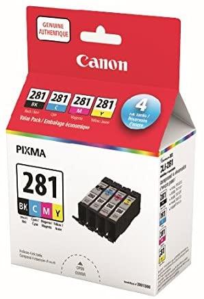 Absolute Toner 2091C009 Canon CLI-281BK,C,M,Y Canon Ink Cartridges