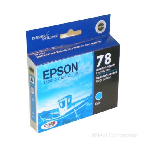 Absolute Toner T078220S EPSON  CLARIA HIDEF INK CYAN Epson Ink Cartridges