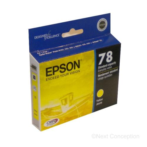 Absolute Toner T078420S EPSON  CLARIA HIDEF INK YELLOW Epson Ink Cartridges