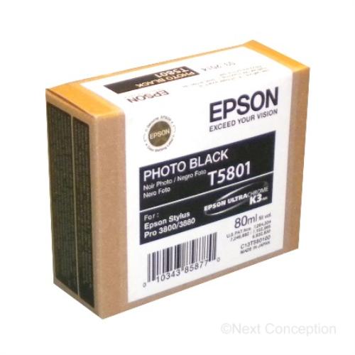 Absolute Toner T580100 EPSON ULTRACHROME PHOTO BLACK INK 80ML, STYLUS PRO 3 Epson Ink Cartridges