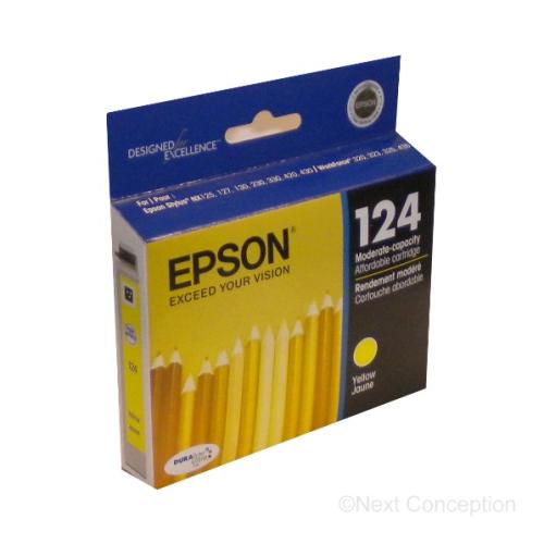 Absolute Toner T124420S EPSON DURABRITE ULTRA INK YELLOW, STYLUS 125/127/4 Epson Ink Cartridges