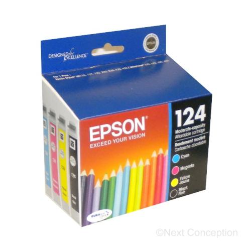 Absolute Toner T124520S EPSON DURABRITE ULTRA INK COLOR MULTIPACK, STYLUS Epson Ink Cartridges