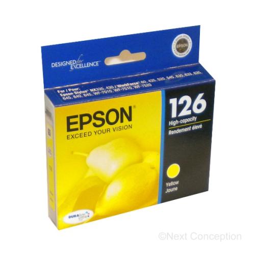 Absolute Toner T126420S EPSON DURABRITE ULTRA INK YELLOW, WORKFORCE 60/520 Epson Ink Cartridges