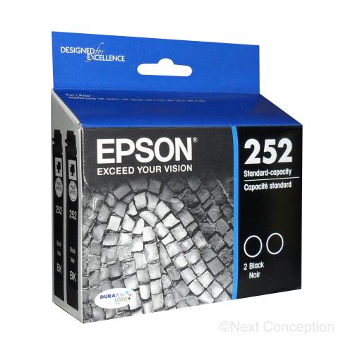 Absolute Toner T252120D2 EPSON DURABRITE ULTRA BLACK INK DUAL PACK Epson Ink Cartridges