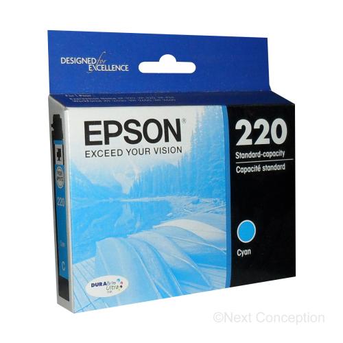 Absolute Toner T220220S EPSON DURABRITE ULTRA CYAN INK CARTRIDGE STD. CAPA Epson Ink Cartridges