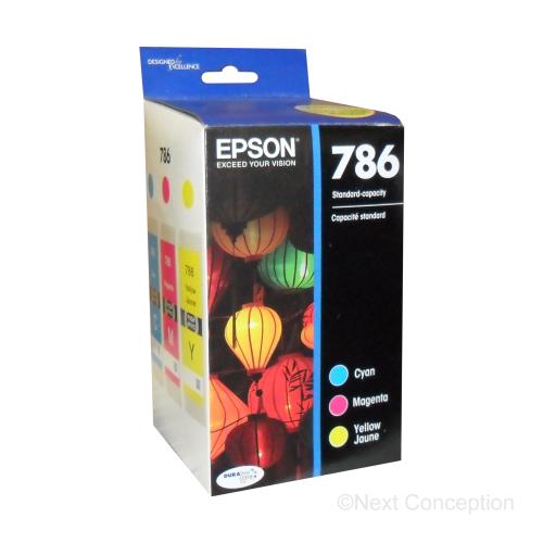 Absolute Toner T786520S EPSON C/M/Y INK W/SENSORMATIC WF4630/4640/5110/519 Epson Ink Cartridges