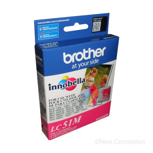 Absolute Toner LC51MS DCP130C/MFC240C MAGENTA Brother Ink Cartridges