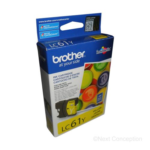 Absolute Toner LC61YS MFC5890CN/6490CW/290C/490C/790CW/990CW/5490CN INK YELLOW Brother Ink Cartridges