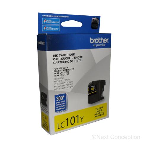 Absolute Toner LC101YS YELLOW REGULAR YIELD (300 PAGES) INK CARTRIDGE Brother Ink Cartridges