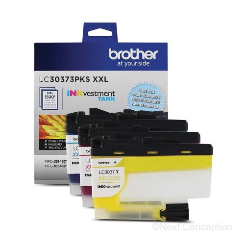Absolute Toner LC30373PKS COLOR 3PKS SUPER HIGH YIELD INKvestment CARTRIDGE Brother Ink Cartridges