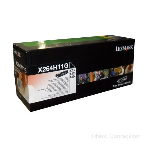 Absolute Toner X264H11G X264, X363, X364 HIGH YIELD RETURN PROGRAM PRINT CA Original Lexmark Cartridges