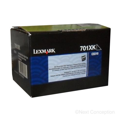 Absolute Toner 70C1XK0 LEXMARK 701XK BLACK EXTRA HIGH YIELD RETURN PROGRAM Original Lexmark Cartridges