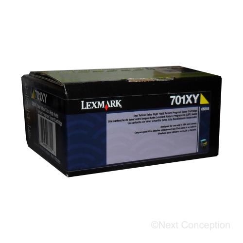 Absolute Toner 70C1XY0 LEXMARK 701XY YELLOW EXTRA HIGH YIELD RETURN PROGRAM Original Lexmark Cartridges