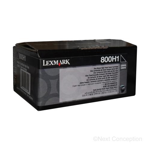 Absolute Toner 80C0H10 LEXMARK 800H1 CX410/510 BLACK HIGH YIELD TONER CARTR Original Lexmark Cartridges