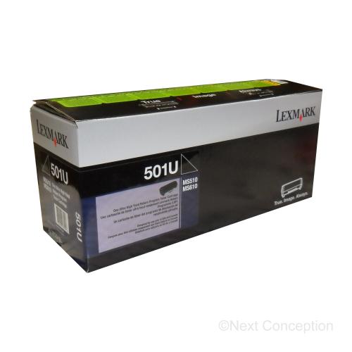 Absolute Toner 50F1U00 LEXMARK #501U ULTRA HIGH YIELD RETURN PROGRAM TONER Original Lexmark Cartridges