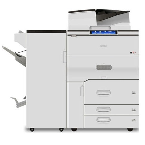 $65/Month Ricoh MP C6503 65PPM Color Multifunction Laser Photocopier Printer Scanner, 11x17 12x18 With 1200 x 4800 Dpi Print Resolution