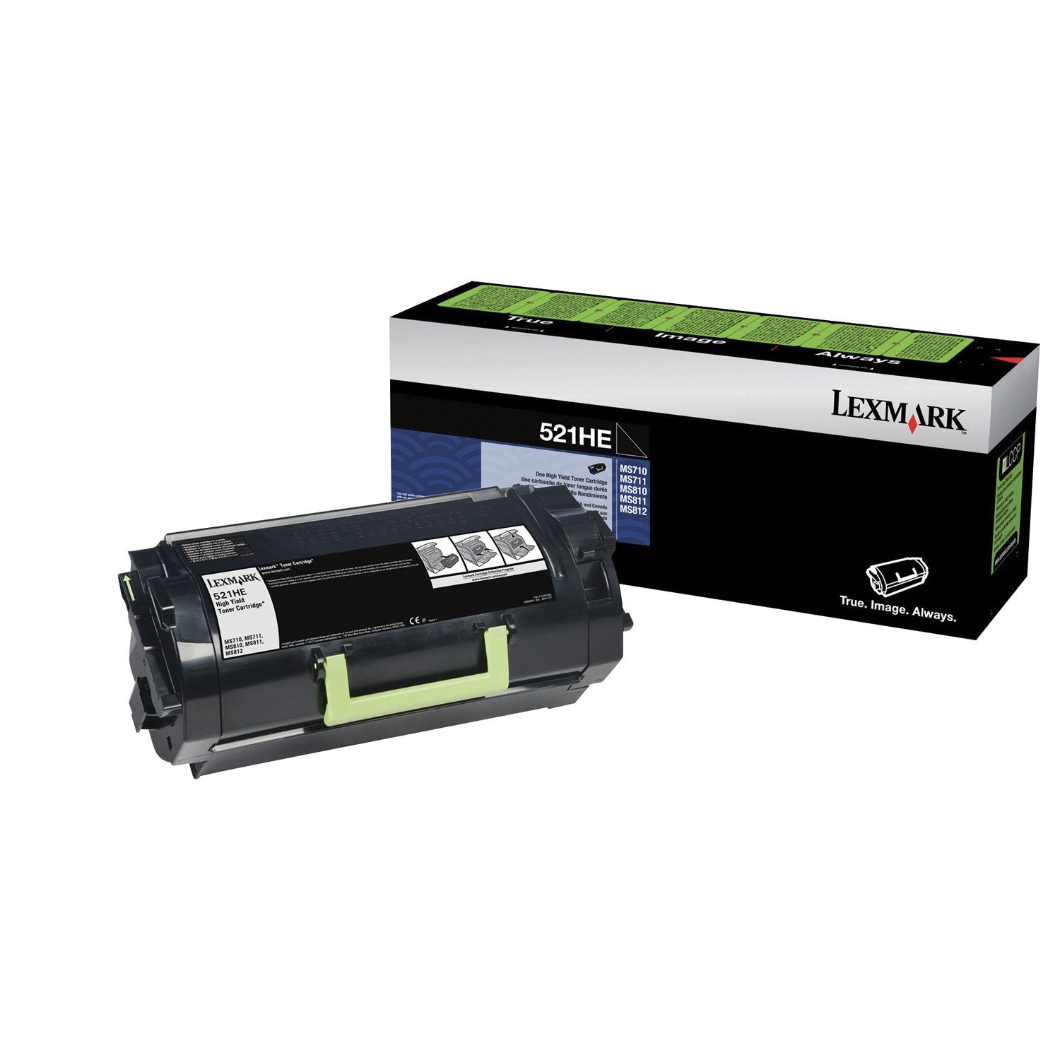 Absolute Toner 52D1H0E 521HE High Yield Unison Contract Cartridge Original Lexmark Cartridges