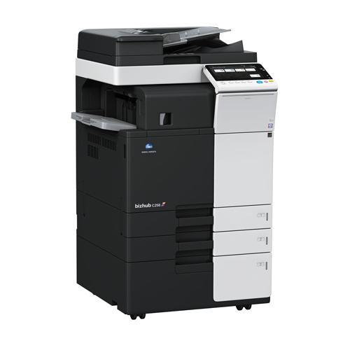 Absolute Toner $ 69/Month Only  Repossessed Konica Minolta BizHub C554e Color Multifunction Copier - 55ppm, Tabloid, Copy, Print, Scan, DADF, Duplex, 12" x 18", 11" x 17" Showroom Color Copiers