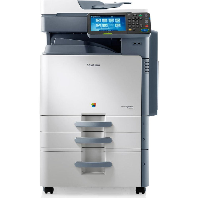 Absolute Toner Samsung MultiXpress CLX-C9352 Color Multifunction Laser Printer, 4 Paper Cassettes, LCD, 11x17 For Office | Production Printer Showroom Color Copiers