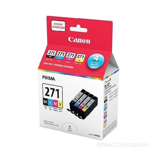 Absolute Toner 0390C006 Canon CLI271 CMYK Value Pack Canon Ink Cartridges