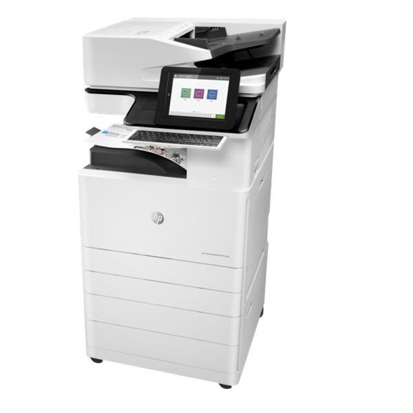 Absolute Toner $129.95/Month HP Color LaserJet Managed Flow MFP E77830z Multifunction Printer Copier Scanner, 1 x 17 For Office Use Showroom Color Copiers