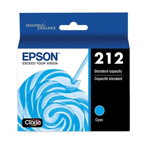 Absolute Toner T212220S Epson T212 Claria Cyan Ink Cartridge Standard Capac Epson Ink Cartridges