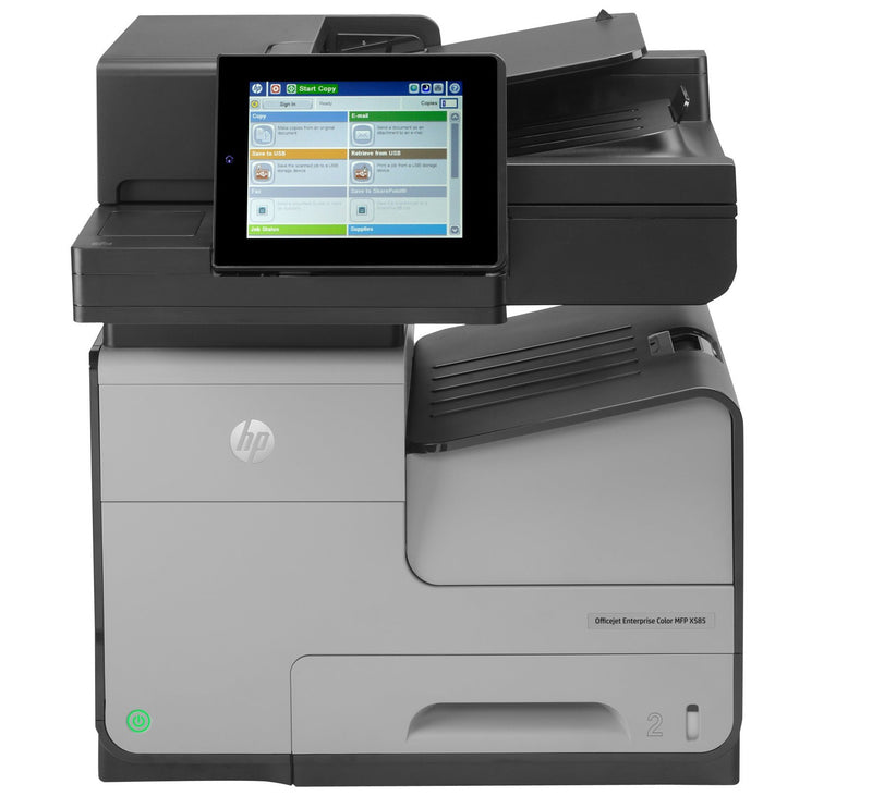 Absolute Toner HP Officejet Enterprise Color Flow MFP X585z (B5L06A) Printer Use For Copy, Scan, Fax With Prints up to 44 PPM Showroom Color Copiers
