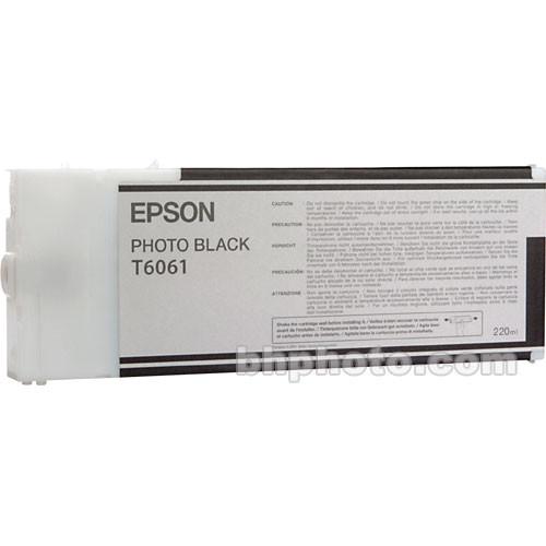 Absolute Toner T606100 EPSON ULTRACHROME PHOTO BLACK K3 STYLUS PRO 4800 & 4 Epson Ink Cartridges