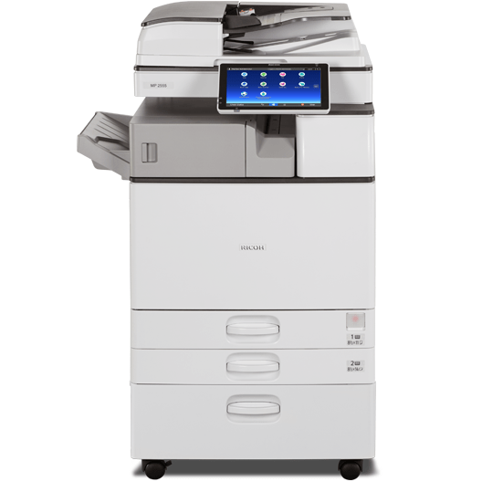 Absolute Toner $59/month Ricoh Monochrome B/W IM C2555 Multifunction Laser Printer Copier Scanner with iPad Style LCD (11x17/12x18) Showroom Monochrome Copiers