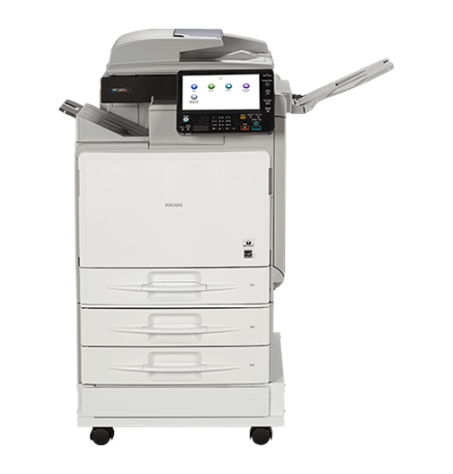 Absolute Toner $37/month Lease 2 own - Ricoh Aficio MP C401SR Color Laser Multifunction Printer Copier Scanner Laser Printer