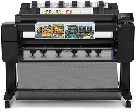 Absolute Toner HP 36” DesignJet T2500 e-Multifunction Large Wide Format Printer/Scanner/Copier 2400 x 1200 dpi Large Format Printer