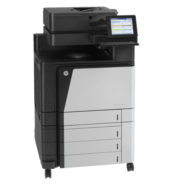 Absolute Toner HP Color LaserJet Enterprise Flow M880 A3 Color Multifunction Laser Printer, Copier, Scanner, Touch LCD, Keyboard For Business Showroom Color Copiers