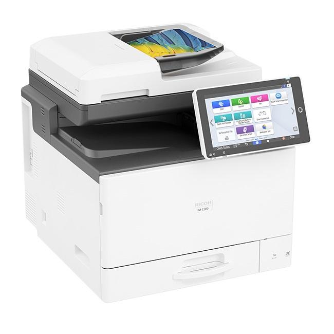 Absolute Toner Ricoh IM C300F (METER ONLY 1K Pages) Color Laser Multifunction Printer Copier Scanner For Office Showroom Color Copiers