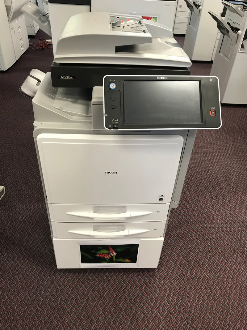 Ricoh MP C401 C401sp Color Multifunction Laser Printer - REPOSSESSED Only 53k Pages Printed - Precision Toner