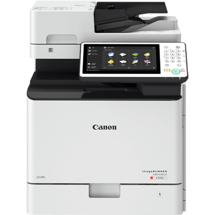 Absolute Toner $29.99/Month Canon imageRUNNER ADVANCE C255 IF Color Laser Multifunction Printer, Copier, Scanner For Office Showroom Color Copiers
