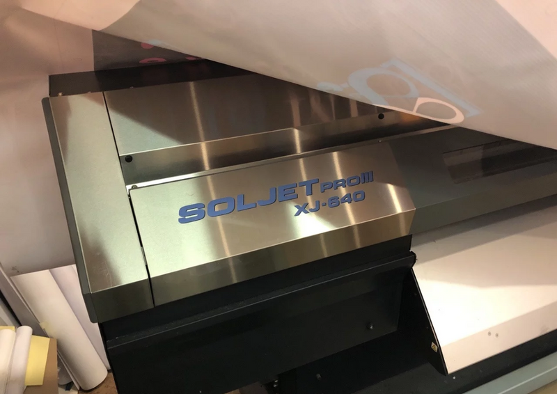 Absolute Toner $199/month - 74" ROLAND SOLJET PRO III (3) XJ-740 (XJ740) Plotter Eco-Solvent Wide Large Format Printer for signs and posters. Large Format Printer