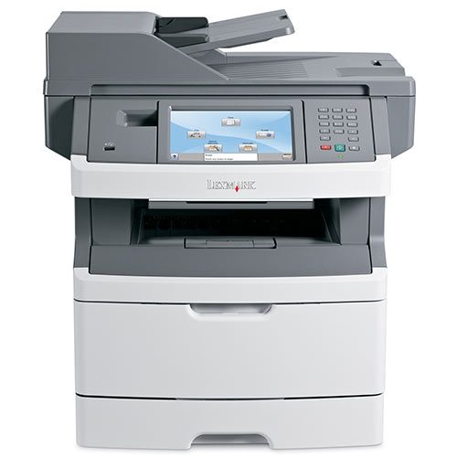 Lexmark XS463de 463de Monochrome Multifunction Laser Printer Copier Color Scanner - Refurbished - Precision Toner