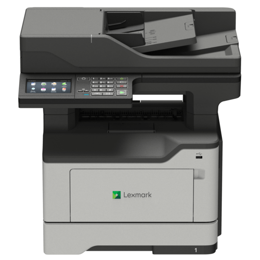 Absolute Toner $25.53/Month Lexmark MX522adhe Multifunction Monochrome Duplex Laser Printer Copier Scanner For Office Use Showroom Monochrome Copiers