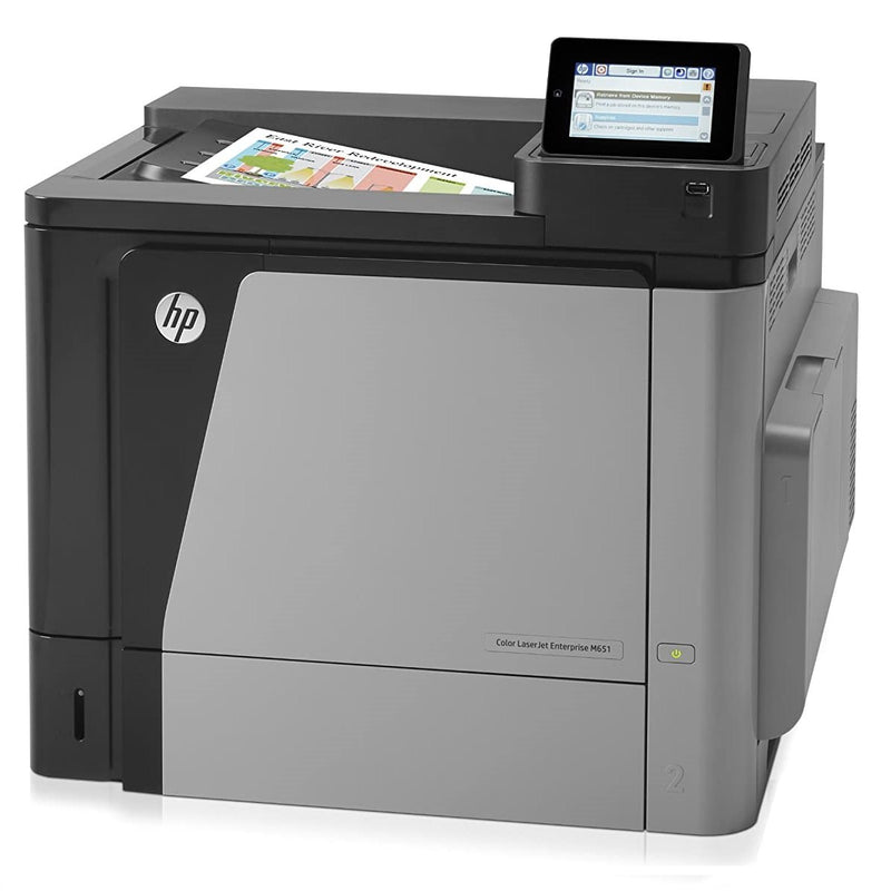 Absolute Toner HP Color LaserJet Enterprise M651dn (Meter Only 9435 pages) Wireless Color Laser Photo Printer (CZ256A) For Office Use - $18.50/Month Showroom Color Copiers