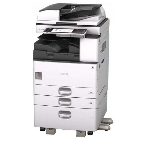 REPOSSESSED - Ricoh MP 3353 Monochrome Multifunction Photocopier 11x17 Only 47k pages - Precision Toner