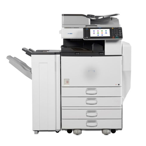Ricoh MP C5502 Color Laser Multifunction Printer Copier Scanner Fax Stapler Finisher 11x17 - Precision Toner