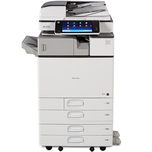 Only 42k Pages - Ricoh MP C3003 Color Copier Scanner Laser Printer 11x17 12x18 with Advanced Screen - Precision Toner