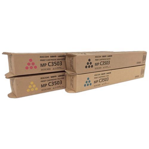 Genuine Ricoh 841814 Original Yellow Toner Cartridge (MP C3003 C3004 C3503 C3504) - Precision Toner