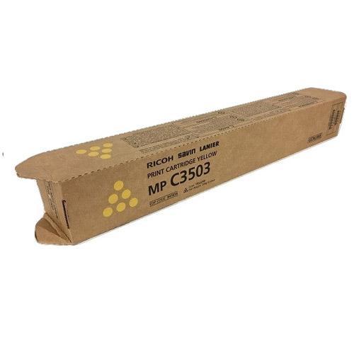 Genuine Ricoh 841814 Original Yellow Toner Cartridge (MP C3003 C3004 C3503 C3504) - Precision Toner